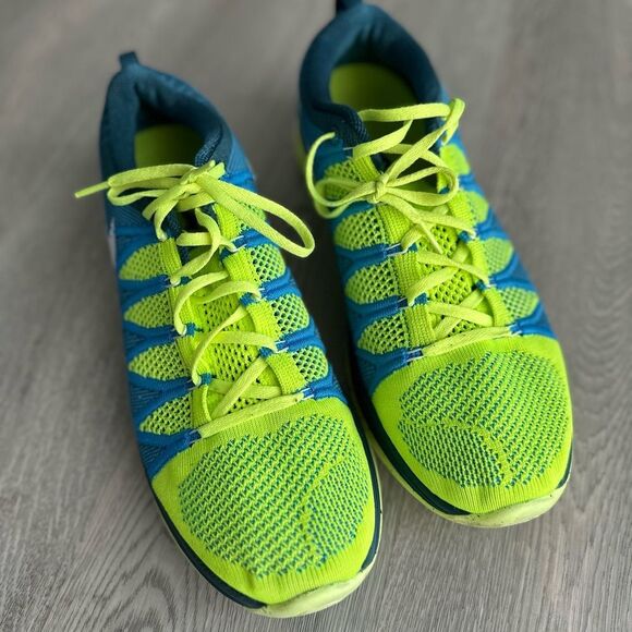 Nike FlyKnit Lunar 2 Running Performance Shoes / Men's Size 10.5 - Picture 2 of 8